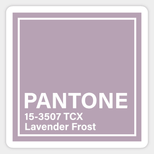 pantone 15-3507 TCX Lavender Frost Sticker